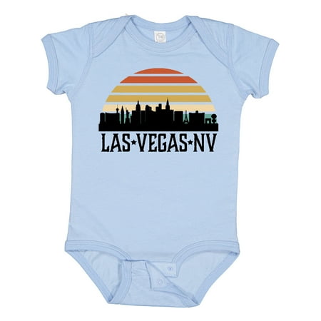 

Inktastic Las Vegas Nevada Skyline Retro Gift Baby Boy or Baby Girl Bodysuit