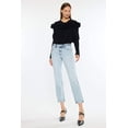 thumbnail image 4 of Kancan - Mid-Rise Cropped Straight Leg Jeans (27" Inseam) - KC20063M, 4 of 9