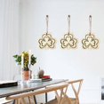 thumbnail image 3 of 10 Pcs Wood Decor Hanging Patricks Day Hanging Wood Clover Luck Shamrock Ornaments Clover Wood Piece Hollow Three Leaf Clover, 3 of 3