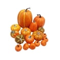 thumbnail image 4 of 16 piezas de calabazas artificiales de espuma, accesorios para fotos, estante de otoño, decoración de Halloween, calabazas de simulación para fiesta, 4 of 8
