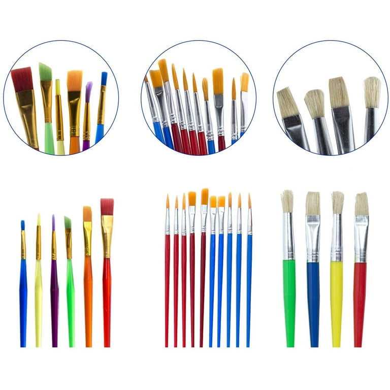 Painting Tool Kit, 34pcs Paint Supplies Include Paint Cups With