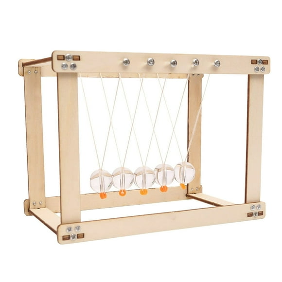 CNKOO Rotation Perpetual Motion Swing Wooden Toy Newton Pendulum Production Kit