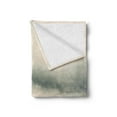 thumbnail image 2 of Fog Soft Flannel Fleece Throw Blanket, Evergreen Forests on Mountain Slopes Dense Trees with Misty View, Cozy Plush for Indoor and Outdoor Use, 50" x 60", Reseda Green Dark Green, by Ambesonne, 2 of 5