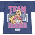 thumbnail image 3 of Barbie - Team Barbie Soccer - Girls Fitted Short Sleeve Graphic T-Shirt, 3 of 5