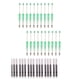 thumbnail image 4 of 20x bolígrafo con cuentas con 50 recargas, bolígrafos para manualidades, bolígrafo de escritura novedoso, 50 recargas para suministros de regalos para Verde, 4 of 7
