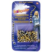 bedazzler - فساتين مبهرة تزين فساتين هدية التفاف - الأزرار - 300 قطعة - الذهب والفضة