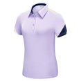 thumbnail image 1 of Womens Golf Shirt Short Sleeve Golf T-shirt Quick Drying Elastic Thin Sportswear Golf Top for Woman Golf Apparel Golf Wear Ladies, 1 of 6