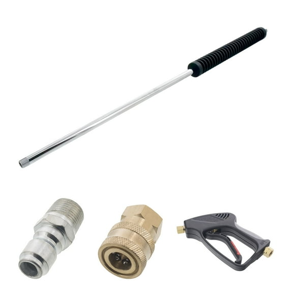 Deluxe 5000 PSI 10 GPM Pressure Washer Gun and 28in. Wand and Couplers