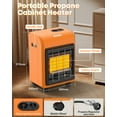 thumbnail image 2 of Kohree Propane Heater Portable 18000 BTU Cabinet Space Heater for Home ,Garage, Outdooor Sports ,Camping,RV,Fishing,Orange, 2 of 7