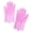 Pink, variant on QIDESHIP Dog Washing Gloves, Dog Bathing Gloves, Pet Grooming Gloves Dog Bathing Gloves with High Density Teeth Heat Silicone Remover with Enhanced Five Finger Design Bathing and Massaging for Dogs