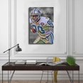 thumbnail image 3 of American Football Barry Sanders Posters Sports Star 75 Canvas Poster, 3 of 8