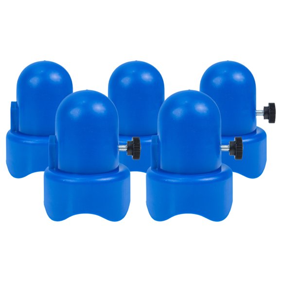ADDHAT 5Jgo Tapas Para De De Plástico Azul Resistente Ideales Para Fijar