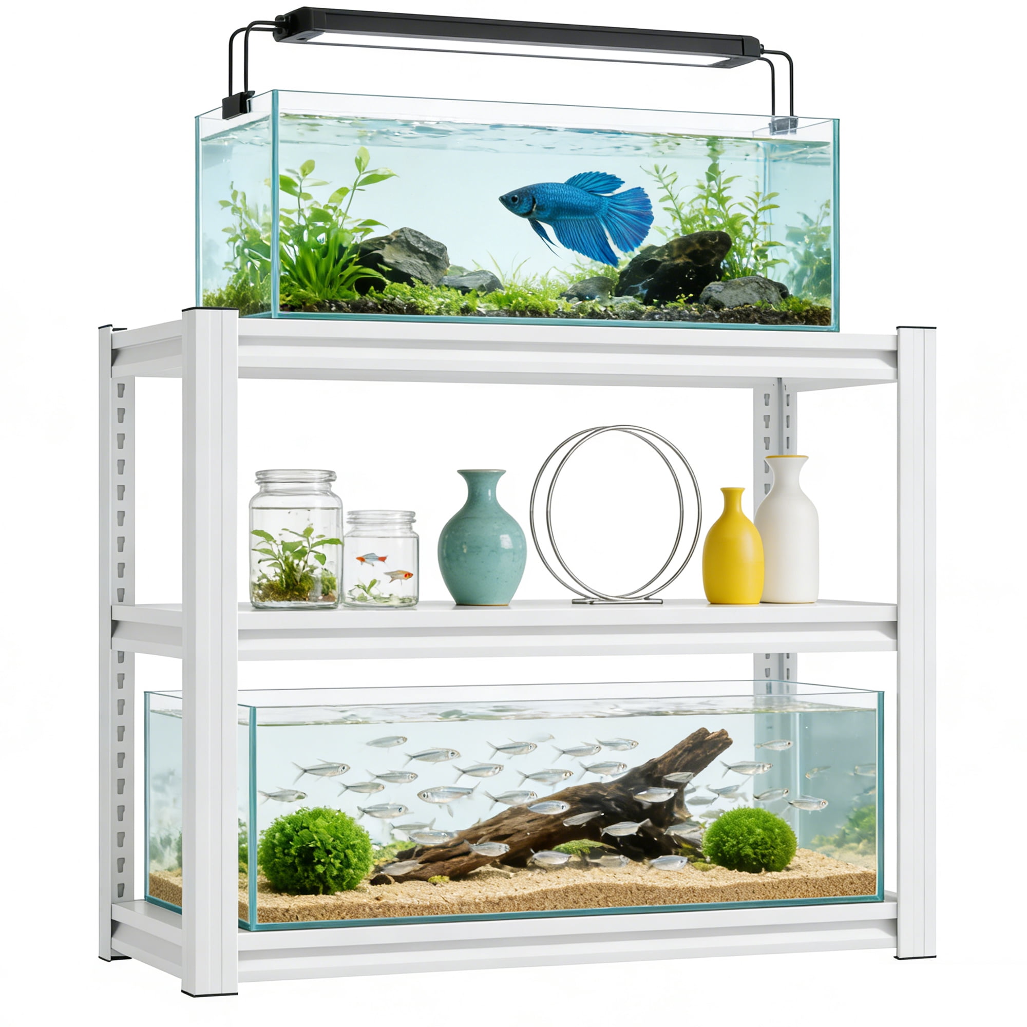 Hexagon Pine Stand - Walmart.com