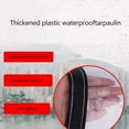 thumbnail image 4 of WYJ Transparent Tarp 7x23 ft, Clear Tarpaulin Waterproof Heavy Duty, Tarps Tear Resistant and Rainproof Great for Tarpaulin Canopy Tent, Boat, Rv or Pool Cover-0614, 4 of 6