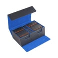 thumbnail image 2 of Estuche para baraja de cartas coleccionables,Cajas para tarjetas deportivas,Organizador de tarjetas de juego de colección,Caja de almacenamiento de Azul Naranja Interior, 2 of 9