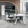 thumbnail image 3 of Corner Executive Office Desk Boss Conference Luxury School Cheap Office Desk Standing Table Ordinateur Office Furniture HDH My Lux Decor Round, 3 of 10