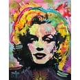 thumbnail image 2 of Dean Russo Collection 12x14 Gold Ornate Wood Framed with Double Matting Museum Art Print Titled - Marilyn 2, 2 of 4