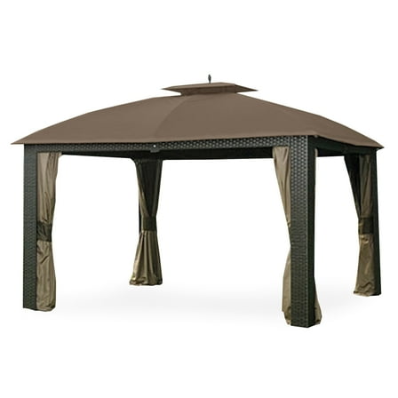 Garden Winds White Metal Canopy Top Cover Gazebo, Water-Resistant, 6 lbs