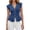 A1 Dark blue, variant on Women's Denim Vest Tops Trendy 2026 Cap Sleeve Deep V Neck Button Down Y2K Fitted Pleated Sleeveless Jean Vest Tops for Women Classic Summer Crop Waistcoat Jacket Denim Tops Black S