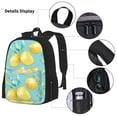 thumbnail image 3 of Balery Yellow Lemon Mochila Escolar 3 en 1 para Niños - Mochila Resistente con Lonchera Térmica y Estuche - Mochila Escolar para Niños y Niñas, 3 of 7