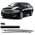 thumbnail image 2 of 5 Pcs Sports Racing Stripe Graphic Stickers Car Side Body Hood Cover Rearview Mirror, 2 of 8