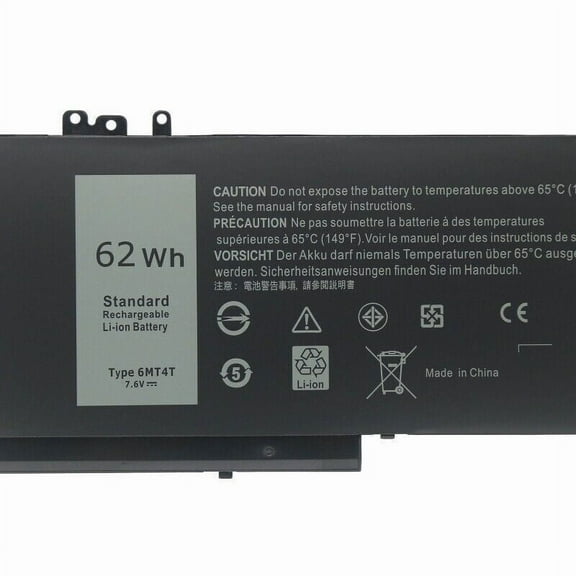 6MT4T Battery For Dell Latitude E5470 E5570 Precision 3510 79VRK 7V69Y 62Wh 7.6V