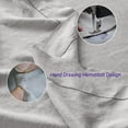 thumbnail image 3 of Simple&Opulence 100% Belgian Linen Sheet Set Handmade Hemstitch Light Grey King Size Bed Sheet-4 Piece (1 Flat Sheet+1 Fitted Sheet+2 Pillowcases)-Natural Flax Farmhouse Bedding, 3 of 6