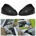 thumbnail image 5 of Dingln Par de Estilo de Fibra de Carbono Espejo retrovisor Cubierta 51167135097 51167135098 ajustes for E90 E91, 5 of 8