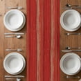 thumbnail image 6 of Red Wood Grain Table Runner - 120 Inch Long, Kitchen Dining Table Runner Dresser Scarves, Farmhouse Vintage Wooden Rustic Planks Farmhouse Decor for Coffee Tables Wedding Party Banquet, 6 of 8