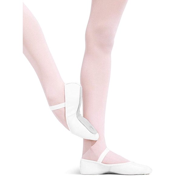 Capezio Daisy 205 Ballet Shoe (Toddler/Little Kid),White,7.5 W US Toddler
