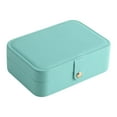 thumbnail image 1 of Xihbxyly Joyero Doble para Guardar Pendientes, Joyero Pequeño, Mini Joyero, Organizador de Joyas de Viaje de Doble Capa para Mujer., 1 of 2