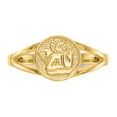 thumbnail image 5 of 14K Yellow Gold Ring Band Themed Polished Angel, 5 of 5