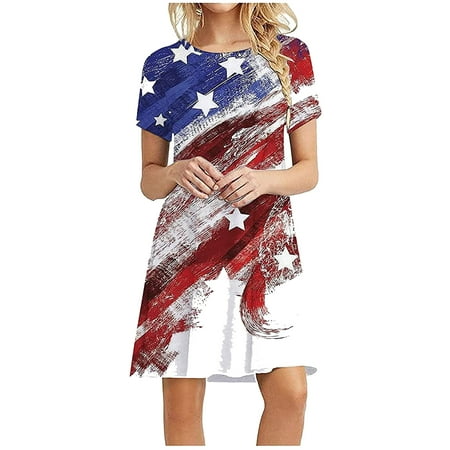 

Beach Dresses for Women Short Sleeve Backless Dress V Neck Print Corset Dress