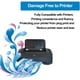 6 * 100ML Universel Colorant Ink Recharge Kit pour HP Canon Epn Frère Lexmark Imprimantes Cartouches Compatibles Rechargeables – image 3 sur 4