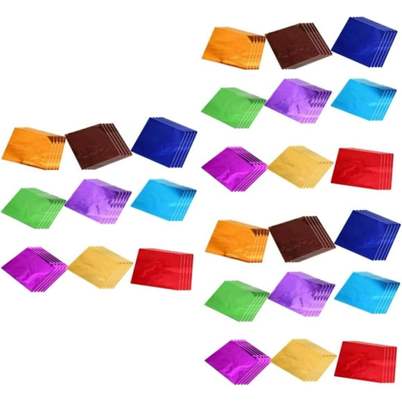 Smart Technology 2700pcs Chocolate Tin Foil Wrapper Candy Wrapper Aluminum Foil Candy Wrapper Caramel Chocolate Tin Foil Wrapper Tube Christmas Tin Foil 2700pcs Chocolate Tin Foil Wrapper Candy W