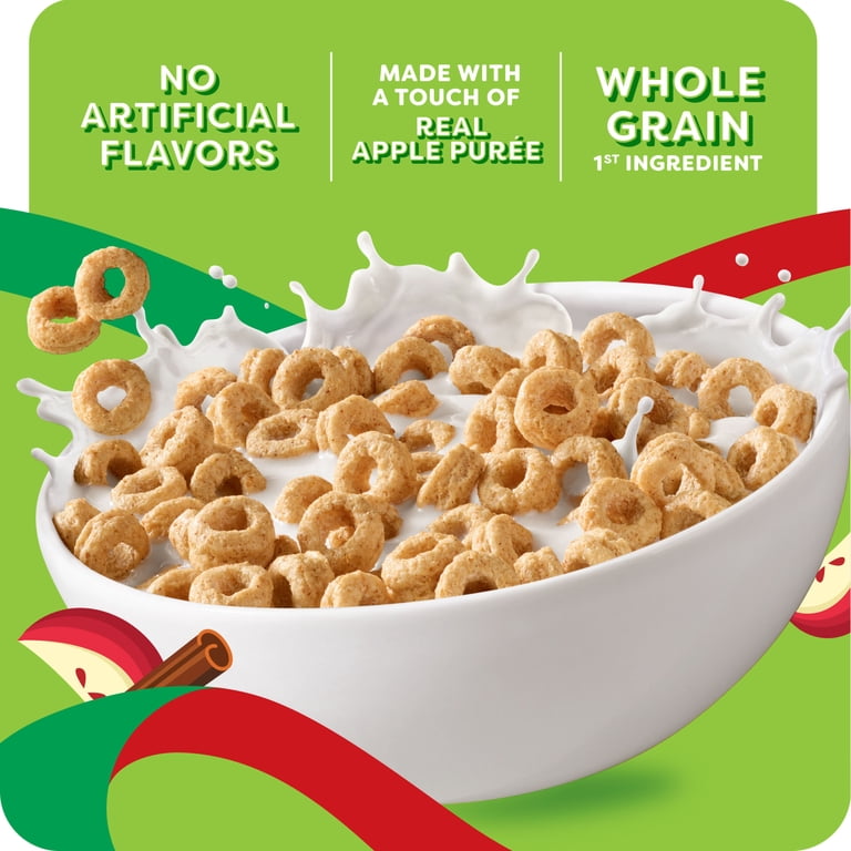 Kashi Apple Cinnamon Loops Breakfast Cereal, Whole Grain, 12.7 oz
