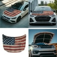 thumbnail image 7 of Yuyamidu American Flag Car Side View Mirror Cover Patriotic Car Hood Cover 3 Pcs Auto Rearview Protection Covers with Car Front Hood Cover Car Front Hood Cover Mirror Covers, 7 of 7