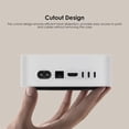 thumbnail image 4 of ZOUSSIQI Cover Case for Mac Mini M4/M4 Pro 2024, Silicone Protective Sleeve Dustproof Protector for Mini M4 Desktop Computer, Dustproof Anti-Scratch Protective Case CA919-65855, 4 of 6