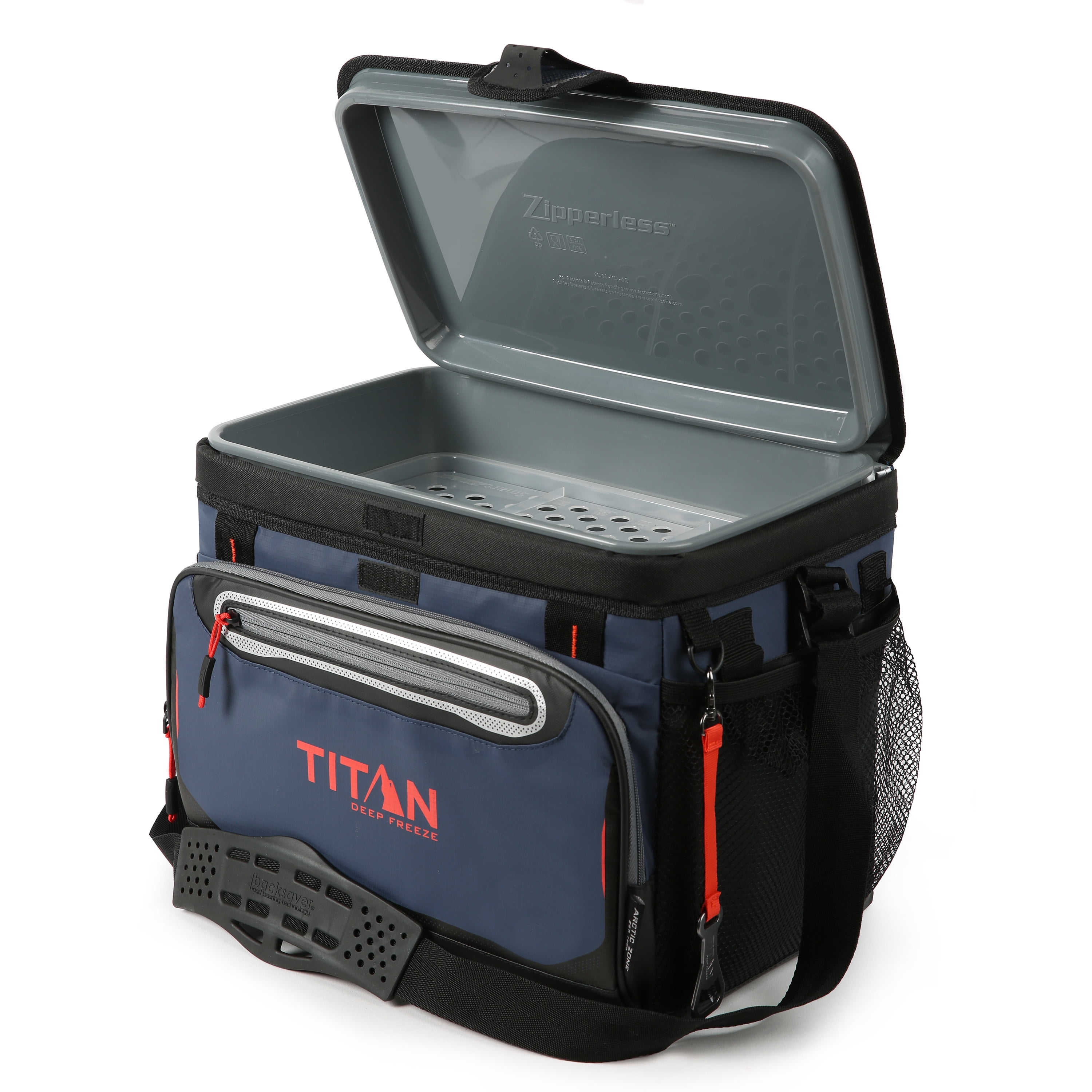 Titan by Arctic Zone™ 30 Can/20 Quart Zipperless Hardbody® Cooler - Navy Blue