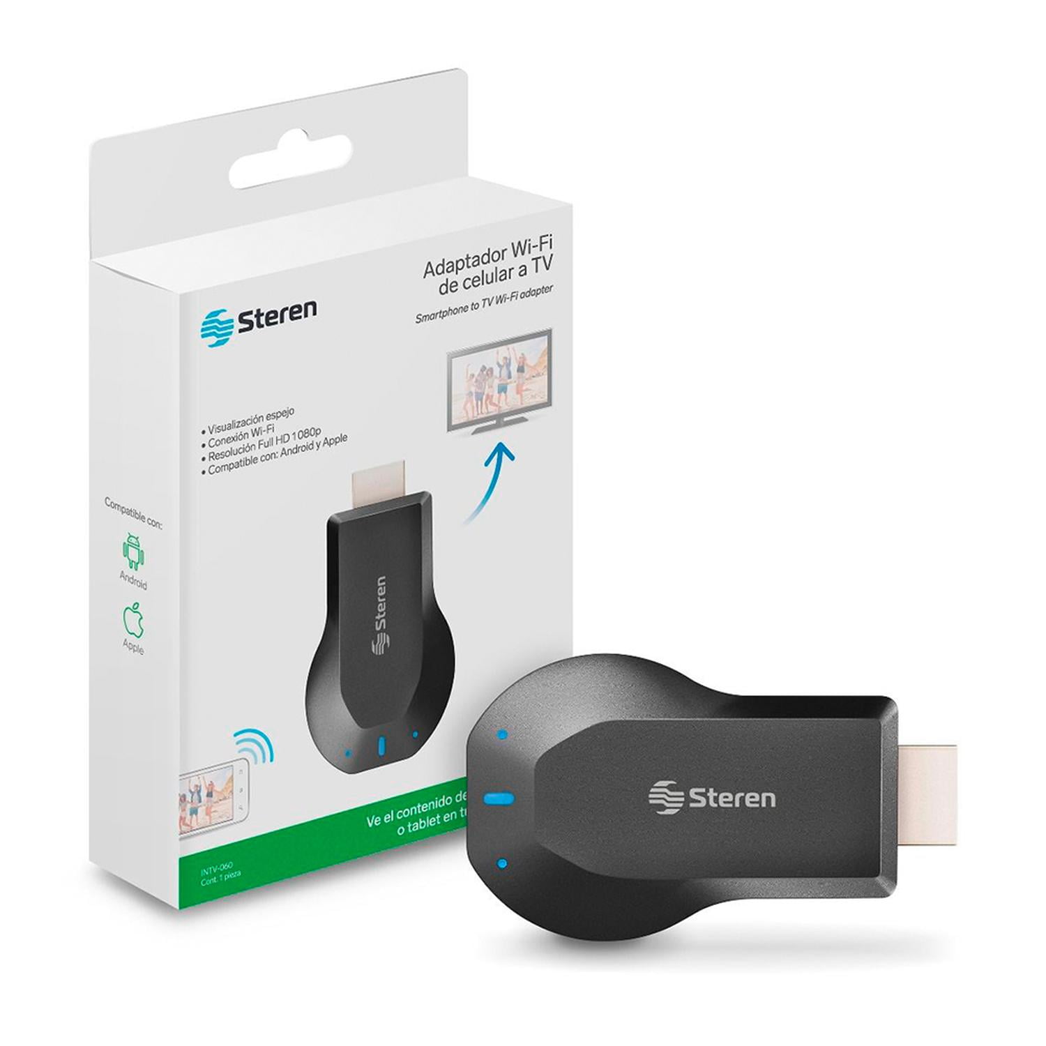 Adaptador Wi-fi Espejo De Celular A Tv intv-060 Steren INTV-060
