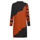 thumbnail image 5 of Moda mujer otoño estampado casual cuello redondo manga larga vendaje vestido con cordón Pompotops hdfakjf7166, 5 of 5