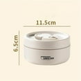 thumbnail image 3 of 3 Pcs Portable Lunch Container Set Separate Stackable Stainless Lunch Container with Lunchs Bag Bento Box Hot Food Lunch Containers Blue 9.4 In, 3 of 8
