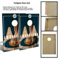 thumbnail image 2 of Skip's Garage Louisiana State Flag 2.0 Solid Wood Cornhole Board Set, 2 of 6