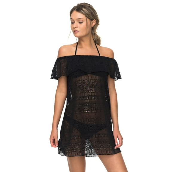 Roxy Womens Surf Bride Cover Up Swimwear Large Anthracite