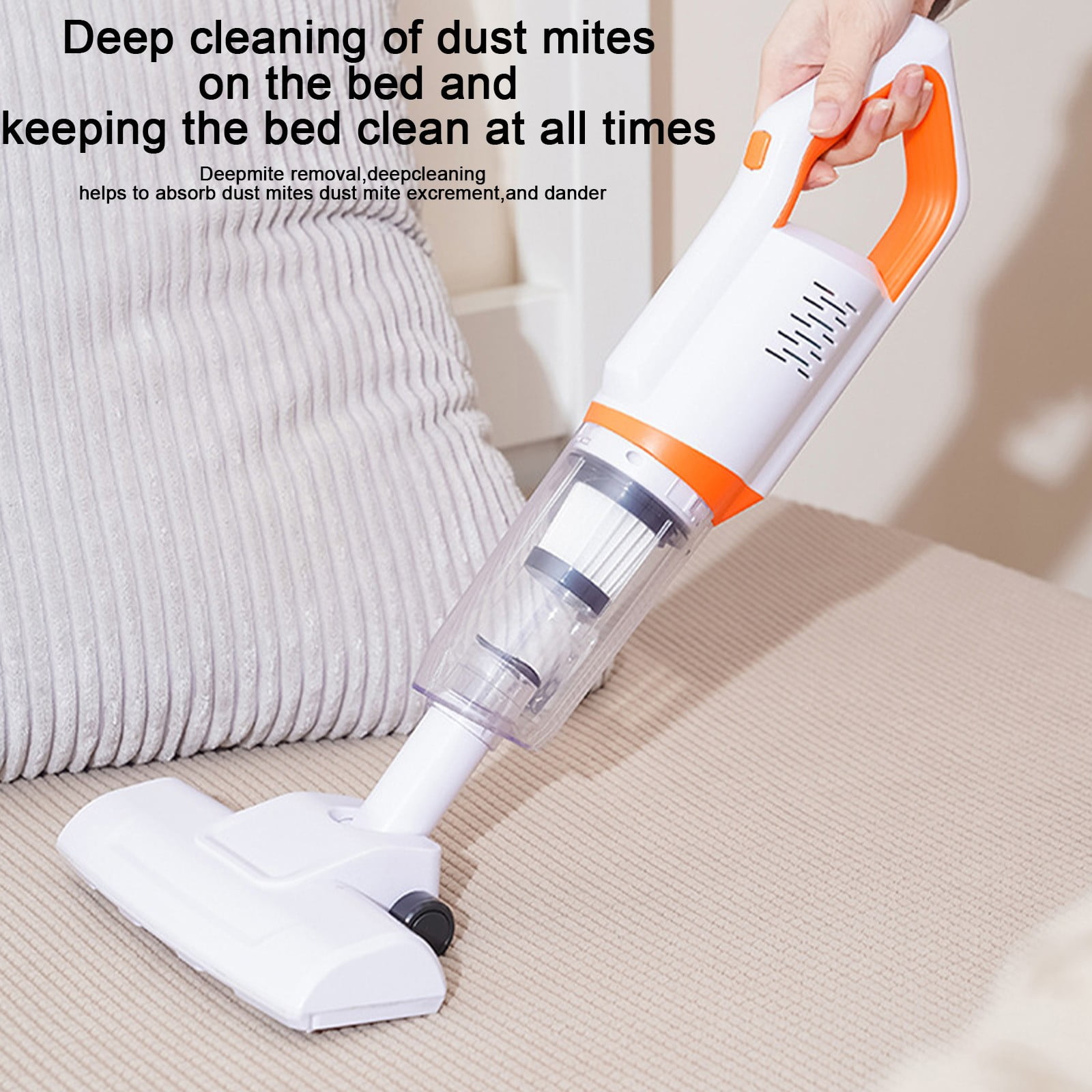 Stick Vacuum Cleaner, 30 Min Runtime Vacuum for Carpet and Hardwood Floors, Pet Hair-Cleaning Stick Vac, Lightweight and Maneuverable Cordless Vacuum for Home and Office