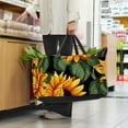 thumbnail image 6 of Sunflower seamless printing Versatile Oxford Cloth Reusable Storage Box - Foldable, Large Capacity Beach Bag, Shopping Bag, and Decorative Box, 6 of 7