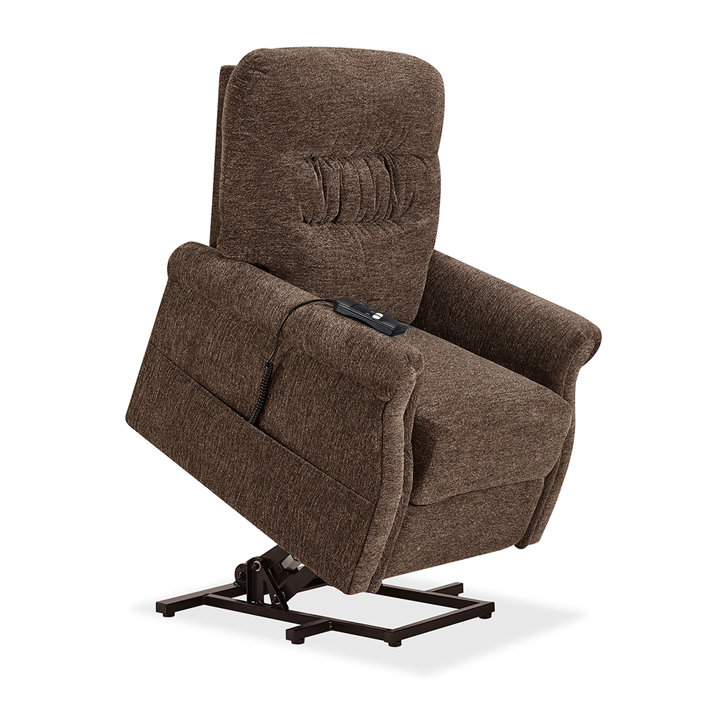 Kepooman Soft Fabric Upholstery Power Lift Recliner Chair with Remote, Brown Kepooman Soft Fabric Upholstery Power Lift Recliner Chair with Remote, Brown