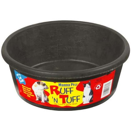 Manna Pro Ruff 'n Tuff: 3 Qt. Food Or Water Pet Bowl, 1 Ct