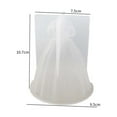 thumbnail image 3 of Ckraxd DIY Aromatherapy Candle Gypsum Mould Princess Dress Wedding Dress Evening Dress Dress Cake Silicone Mould for Artistic Decoration and Gift-giving, 3 of 9