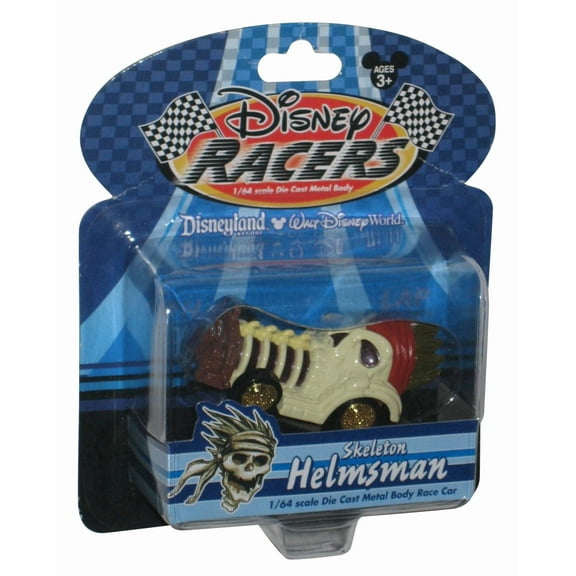 Disney Land World Store Theme Park Racers Pirates of The Caribbean Skeleton Helmsman Die-Cast Toy Car